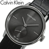  Shop Authentic Calvin Klein Accent Black Dial Black Leather Strap Watch for Women - K2Y231C3 - Luxxuri