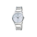  Shop Authentic Calvin Klein Stately White Dial Silver Steel Strap Watch for Women - K3G23126 - Luxxuri