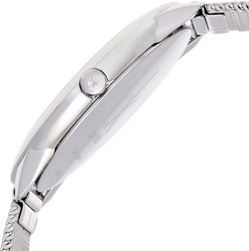  Shop Authentic Calvin Klein Minimal Silver Dial Silver Mesh Bracelet Watch for Men - K3M21126 - Luxxuri