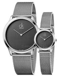  Shop Authentic Calvin Klein Minimal Grey Dial Silver Mesh Bracelet Watch for Women - K3M2312X - Luxxuri