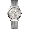  Shop Authentic Calvin Klein Minimal White Dial Silver Mesh Bracelet Watch for Men - K3M22126 - Luxxuri