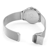  Shop Authentic Calvin Klein Minimal White Dial Silver Mesh Bracelet Watch for Women - K3M2212Y - Luxxuri