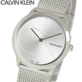  Shop Authentic Calvin Klein Minimal Silver Dial Silver Mesh Bracelet Watch for Women - K3M2212Z - Luxxuri