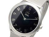  Shop Authentic Calvin Klein Minimal Black Dial Silver Mesh Bracelet Watch for Women - K3M52151 - Luxxuri