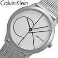 Shop Authentic Calvin Klein Minimal White Dial Silver Mesh Bracelet Watch for Women - K3M5215X - Luxxuri