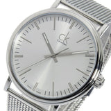  Shop Authentic Calvin Klein Surround Silver Dial Silver Mesh Bracelet Watch for Men - K3W21126 - Luxxuri