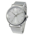  Shop Authentic Calvin Klein Surround Silver Dial Silver Mesh Bracelet Watch for Men - K3W21126 - Luxxuri