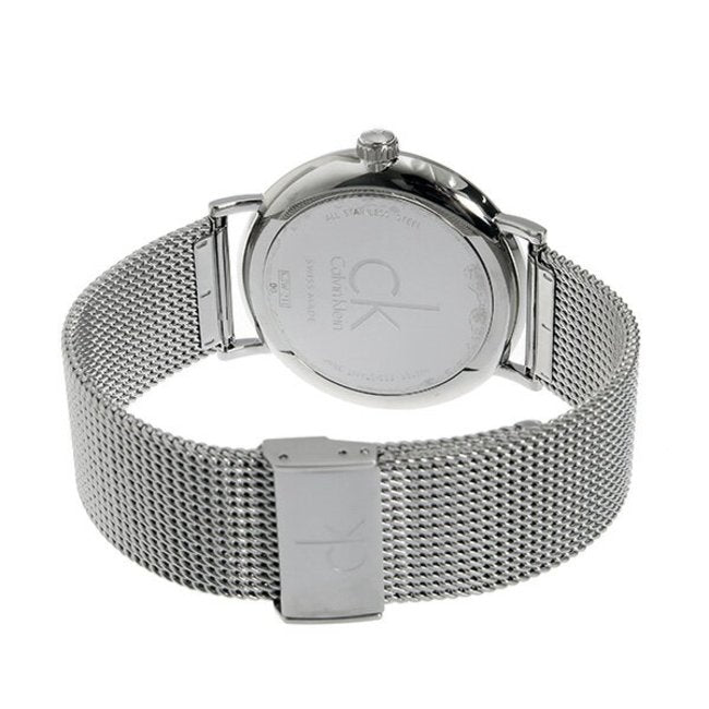  Shop Authentic Calvin Klein Surround Silver Dial Silver Mesh Bracelet Watch for Men - K3W21126 - Luxxuri