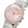  Shop Authentic Calvin Klein Simplicity Pink Dial Silver Steel Strap Watch for Women - K432314E - Luxxuri