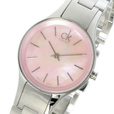  Shop Authentic Calvin Klein Simplicity Pink Dial Silver Steel Strap Watch for Women - K432314E - Luxxuri