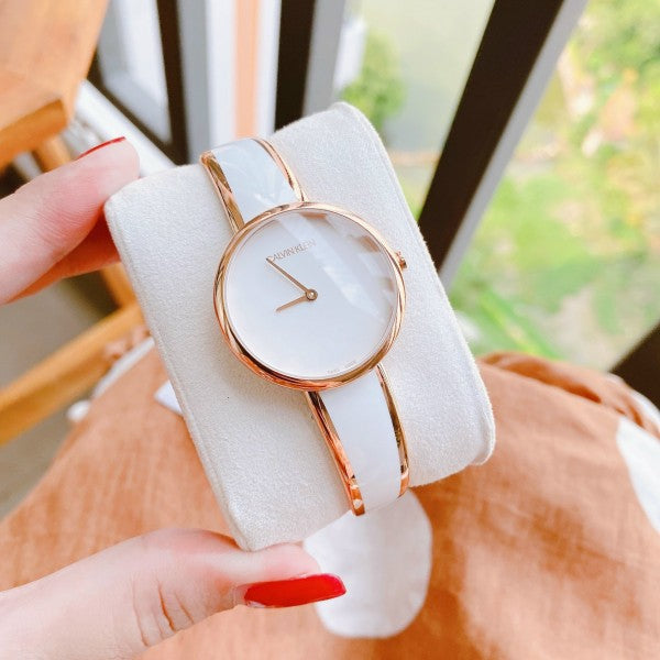  Shop Authentic Calvin Klein Seduce White Dial Two Tone Steel Strap Watch for Women - K4E2N616 - Luxxuri