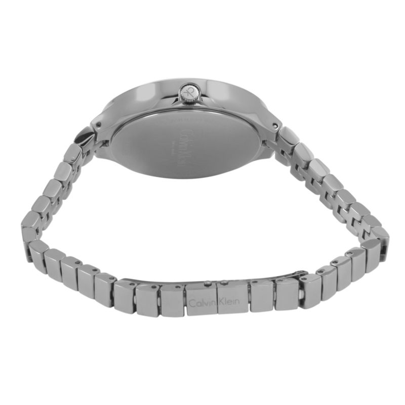  Shop Authentic Calvin Klein Lively Silver Dial Silver Steel Strap Watch for Women - K4U23126 - Luxxuri
