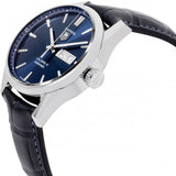  Shop Authentic Tag Heuer Carrera Calibre 5 Automatic Blue Dial Blue Leather Strap Watch for Men - WAR201E.FC6292 - Luxxuri