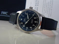  Shop Authentic IWC Pilot's Mark XVIII 40mm Black Dial Black Leather Strap Watch for Men - IW327001 - Luxxuri
