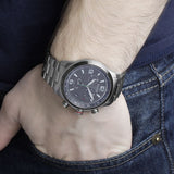  Shop Authentic Gucci G Timeless Chronograph Grey Dial Silver Steel Strap Watch For Men -  YA126238 - Luxxuri