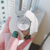  Shop Authentic Calvin Klein Snake Silver Dial Silver Steel Strap Watch For Women - K6E23146 - Luxxuri
