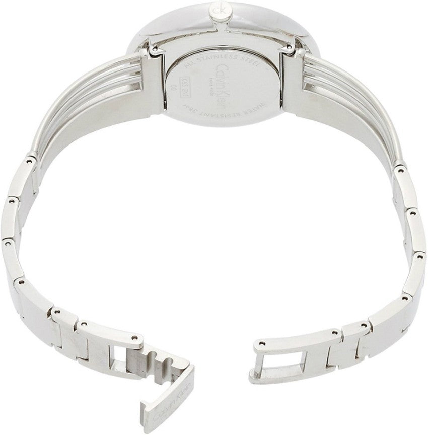 Shop Authentic Calvin Klein Drift Silver Dial Silver Steel Strap Watch for Women - K6S2N116 - Luxxuri