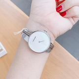  Shop Authentic Calvin Klein Drift Silver Dial Silver Steel Strap Watch for Women - K6S2N116 - Luxxuri