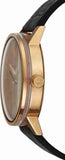  Shop Authentic Calvin Klein Post Minimal Rose Gold Dial Black Leather Strap Watch for Men - K7621201 - Luxxuri