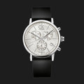  Shop Authentic Calvin Klein Post Minimal White Dial Black Leather Strap Watch for Men - K7627120 - Luxxuri