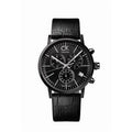  Shop Authentic Calvin Klein Post Minimal Chronograph Black Dial Black Leather Strap Watch for Men - K7627401 - Luxxuri