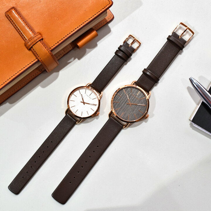  Shop Authentic Calvin Klein Even Grey Dial Brown Leather Strap Watch for Women - K7B216G3 - Luxxuri
