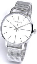  Shop Authentic Calvin Klein Even Quartz White Dial Silver Steel Strap Watch for Women - K7B21126 - Luxxuri