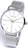  Shop Authentic Calvin Klein Even Quartz White Dial Silver Steel Strap Watch for Women - K7B21126 - Luxxuri