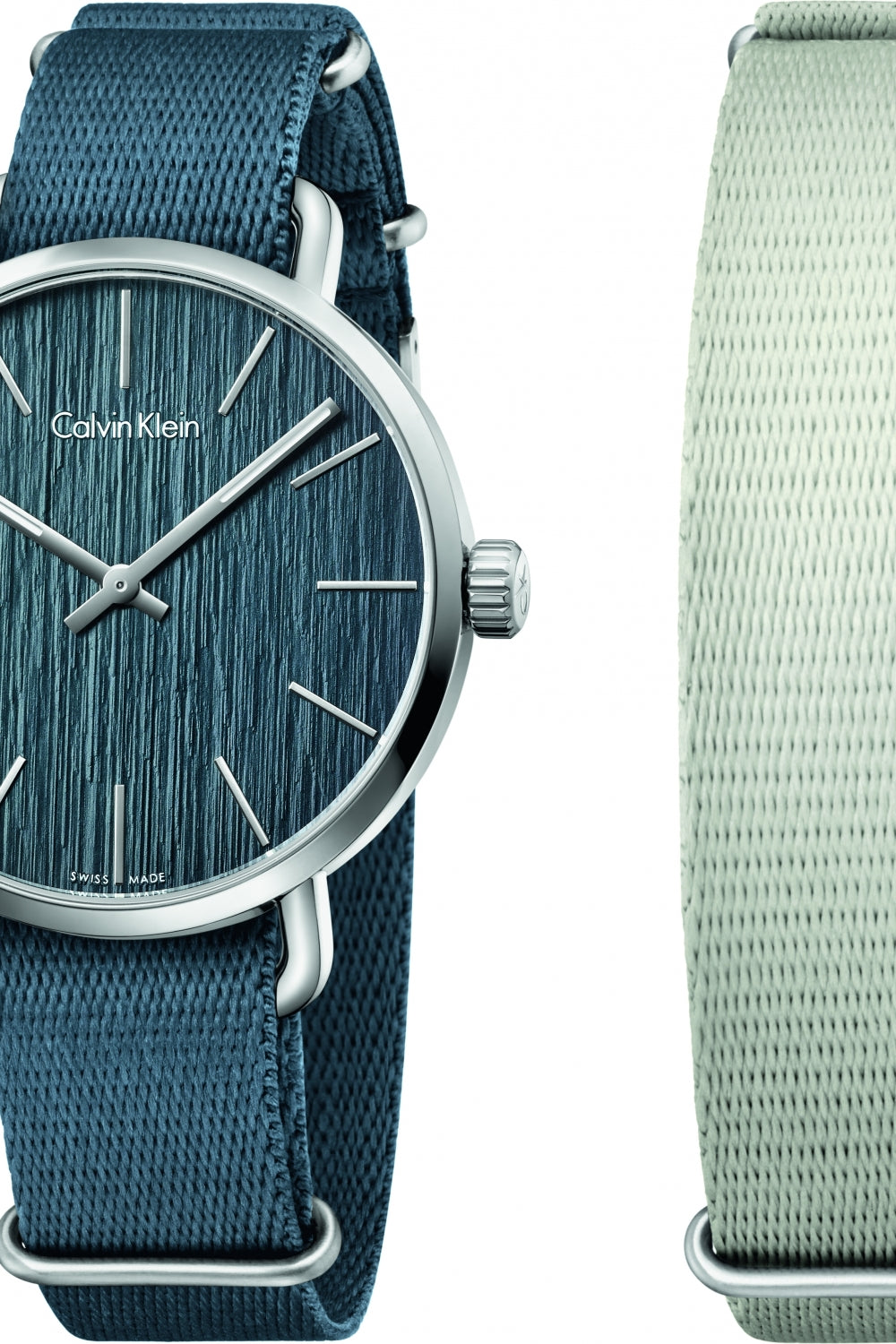  Shop Authentic Calvin Klein Even Green Dial Green NATO Strap Watch for Men - K7B211WL - Luxxuri
