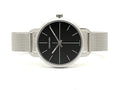 Shop Authentic Calvin Klein Even Black Dial Silver Mesh Bracelet Watch for Women - K7B23121 - Luxxuri