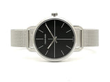  Shop Authentic Calvin Klein Even Black Dial Silver Mesh Bracelet Watch for Women - K7B23121 - Luxxuri