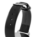  Shop Authentic Calvin Klein Even Silver Black Leather Strap Watch for Women - K7B231C6 - Luxxuri