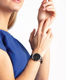  Shop Authentic Calvin Klein Even Black Dial Black Leather Strap Watch for Women  - K7B231CZ - Luxxuri