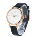  Shop Authentic Calvin Klein Even White Dial Black Leather Strap Watch for Women - K7B236C6 - Luxxuri