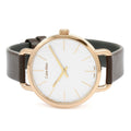  Shop Authentic Calvin Klein Even White Dial Brown Leather Strap Watch for Women - K7B236G6 - Luxxuri