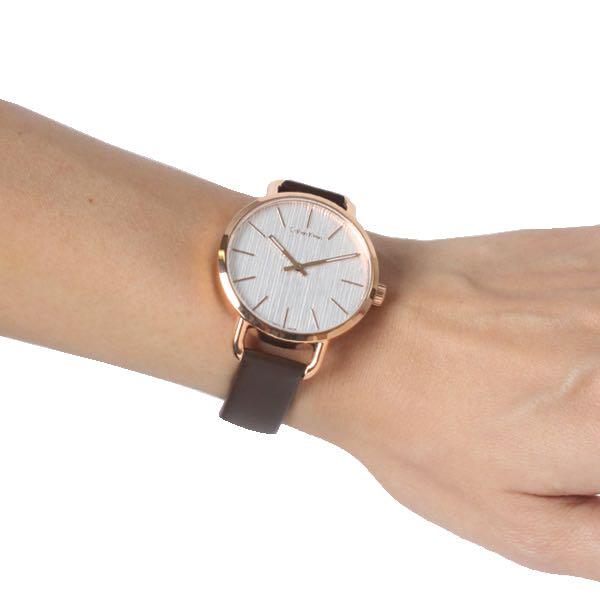  Shop Authentic Calvin Klein Even White Dial Brown Leather Strap Watch for Women - K7B236G6 - Luxxuri