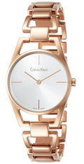  Shop Authentic Calvin Klein Dainty White Dial Rose Gold Steel Strap Watch for Women - K7L23646 - Luxxuri