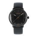  Shop Authentic Calvin Klein High Noon Quartz Black Dial Black Leather Strap Watch for Men - K8M214CB - Luxxuri