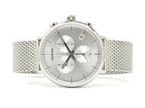  Shop Authentic Calvin Klein High Noon Silver Dial Silver Mesh Bracelet Watch for Men - K8M27126 - Luxxuri