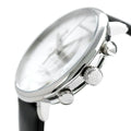  Shop Authentic Calvin Klein High Noon Chronograph White Dial Black Leather Strap Watch for Men - K8M271C6 - Luxxuri
