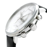  Shop Authentic Calvin Klein High Noon Chronograph White Dial Black Leather Strap Watch for Men - K8M271C6 - Luxxuri