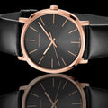  Shop Authentic Calvin Klein Posh Black Dial Black Leather Strap Watch for Men - K8Q316C3 - Luxxuri