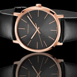  Shop Authentic Calvin Klein Posh Black Dial Black Leather Strap Watch for Men - K8Q316C3 - Luxxuri