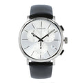  Shop Authentic Calvin Klein Posh Silver Dial Black Leather Strap Watch for Men - K8Q371C6 - Luxxuri