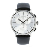  Shop Authentic Calvin Klein Posh Silver Dial Black Leather Strap Watch for Men - K8Q371C6 - Luxxuri