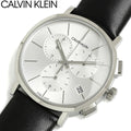 Shop Authentic Calvin Klein Posh Silver Dial Black Leather Strap Watch for Men - K8Q371C6 - Luxxuri