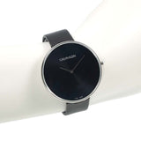  Shop Authentic Calvin Klein Full Moon Black Dial Black Leather Strap Watch for Women - K8Y231C1 - Luxxuri
