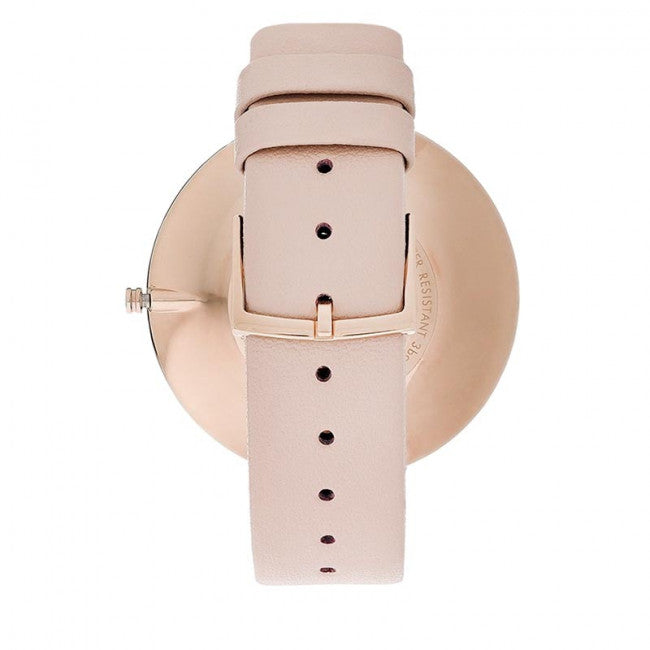  Shop Authentic Calvin Klein Full Moon Silver Dial Pink Leather Stap Watch for Women - K8Y236Z6 - Luxxuri