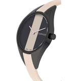  Shop Authentic Calvin Klein Rebel Cream Black Dial Cream Leather Strap Watch for Women - K8P237X1 - Luxxuri