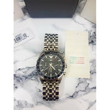  Shop Authentic Emporio Armani Team Italia Chronograph Black Dial Silver Steel Strap Watch For Men - AR5983 - Luxxuri